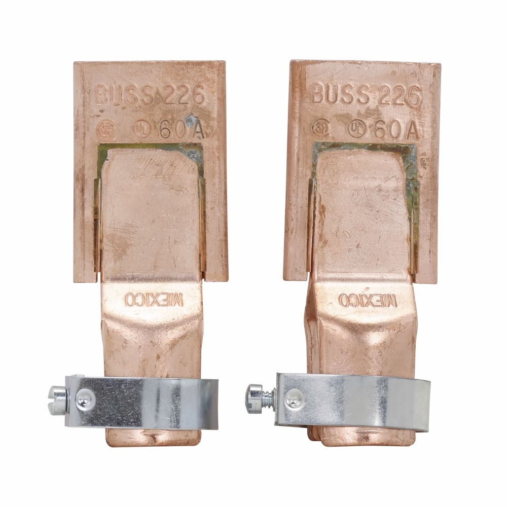 Eaton Bussmann series class H(K) fuse reducers, 10 pair per carton, 250V, 200A, Non Indicating, Class H, K