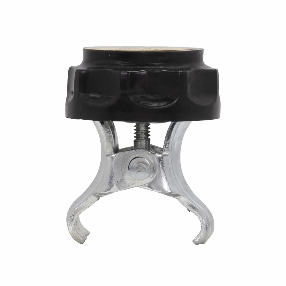 Eaton Bussmann series TRON fuse clip clamp, Used for Ferrule and Blade Type cartridge fuse clip, 600V, 35-60A, Non Indicating, Plated steel Jaws, Phenolic Knob