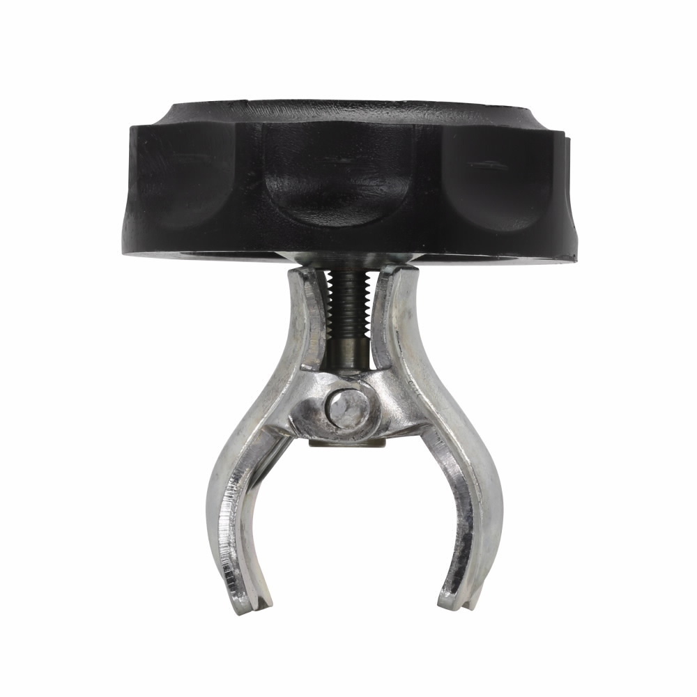 Eaton Bussmann series TRON fuse clip clamp, Used for Ferrule and Blade Type cartridge fuse clip, 250V, 600V, 225-400A, Non Indicating, Plated steel Jaws, Phenolic Knob