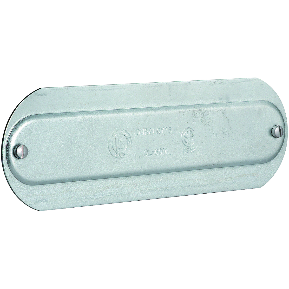 O SERIES/DURALOY 5 SERIES - ALUMINUM CONDUIT BODY COVER - HUB SIZE 2-1/2INCH