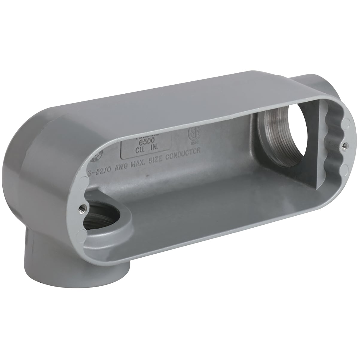 2" LR Hub, Iron O Series Conduit Body