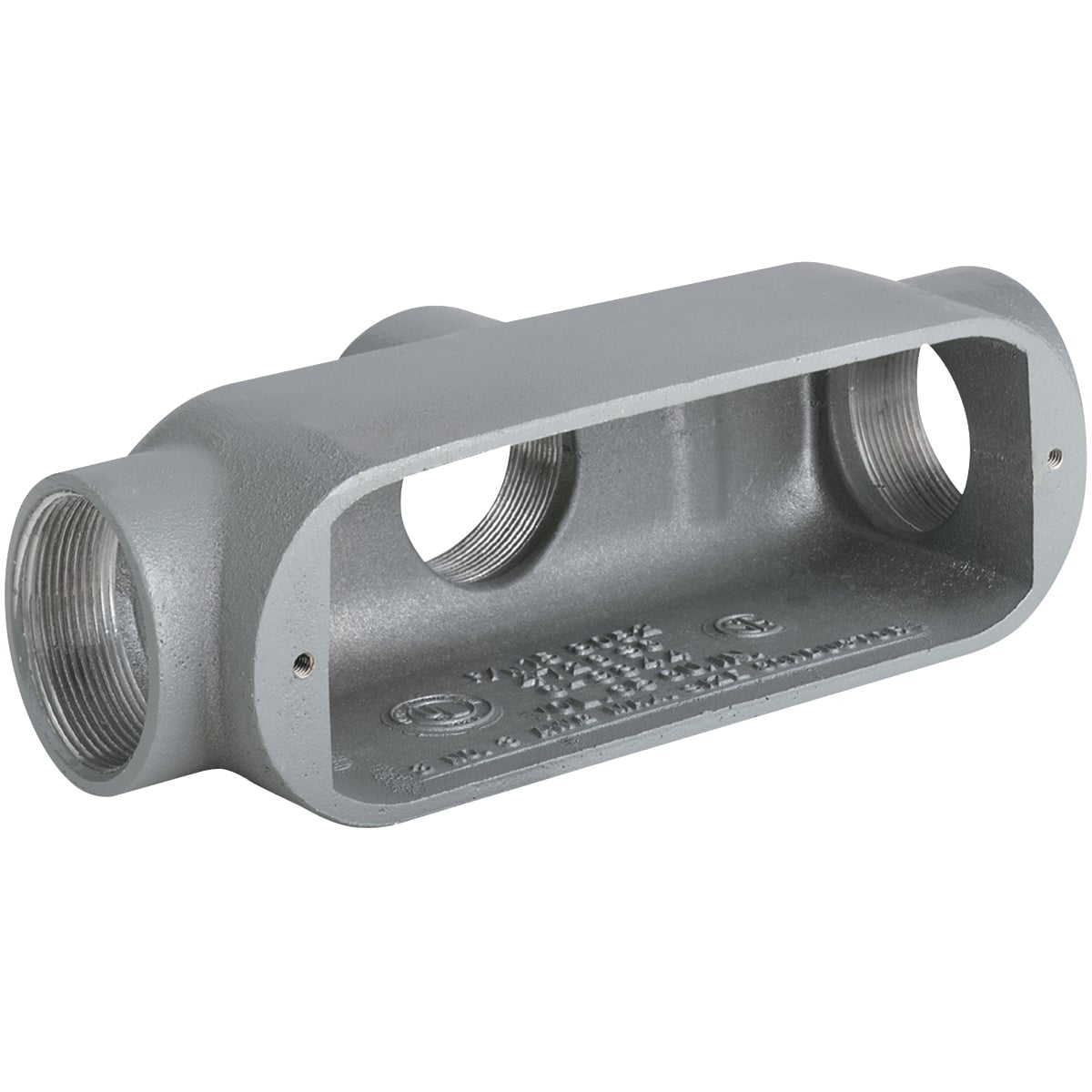 O SERIES/DURALOY 5 SERIES - ALUMINUM CONDUIT BODY - TB TYPE - HUB SIZE3/4 INCH - VOLUME 7.0 CUBIC INCHES