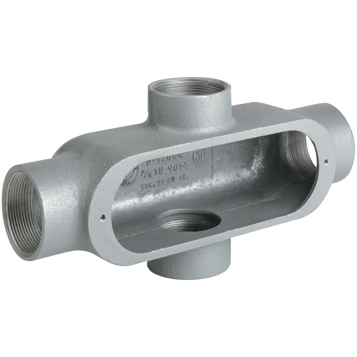1" X Hub, Iron O Series Conduit Body