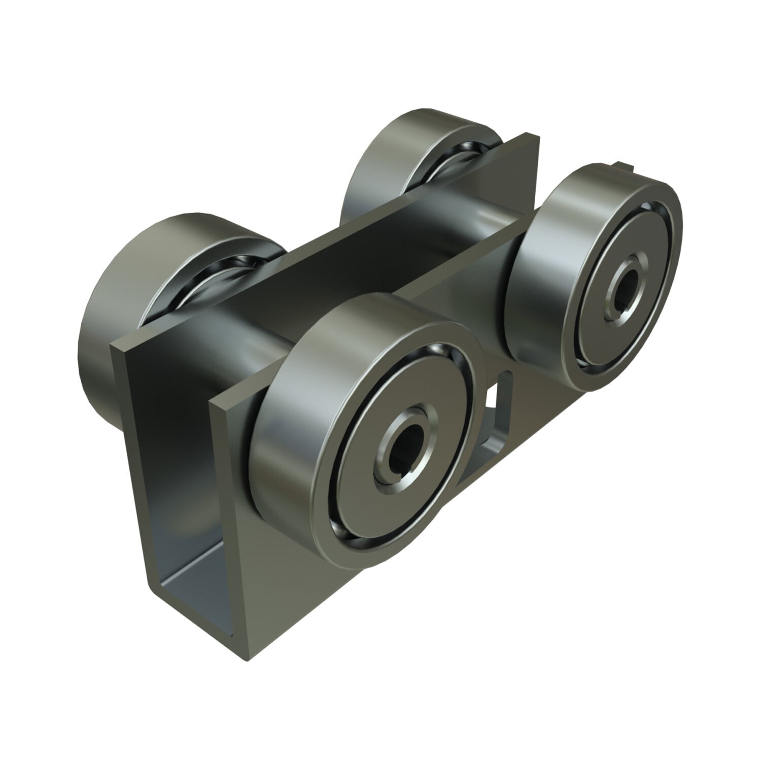 UNISTRUT TROLLEY, 1-1/4"x 1-21/32"x 3-1/8", EG