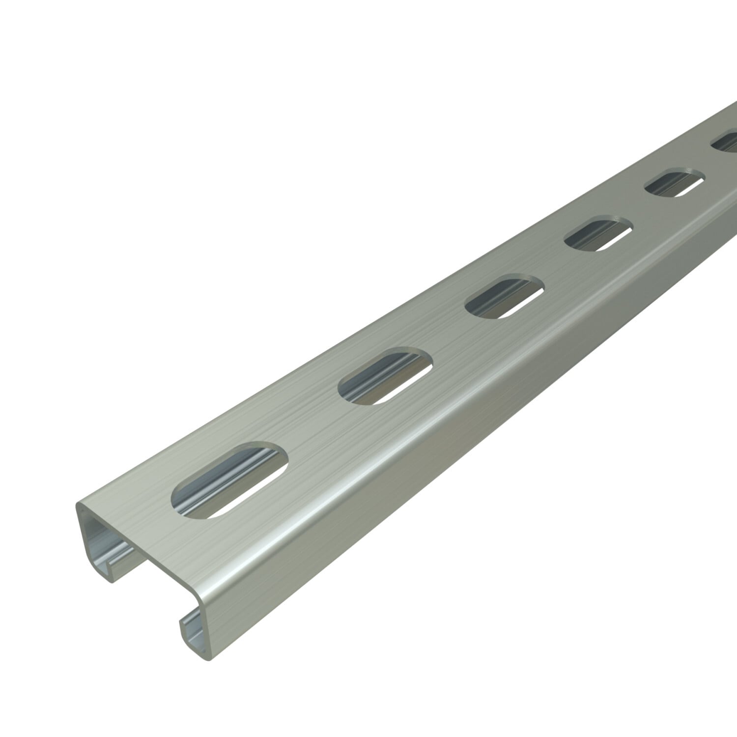 UNISTRUT CHANNEL, 14ga, 1-5/8"x 13/16", T-SLOTS, HG