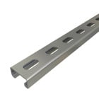 P4100T-10PG Shallow Slotted Strut Channel, 10 ft x 1-5/8 inch x 13/16 inch, Pre-galvanized Steel, 14 Gauge