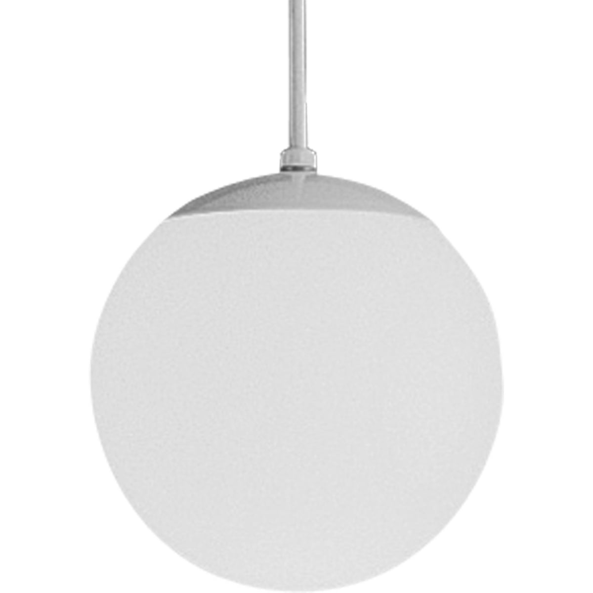 1-60W MED PENDANT White