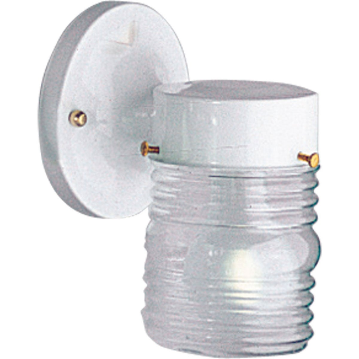 1-75W MED WALL LANTERN White
