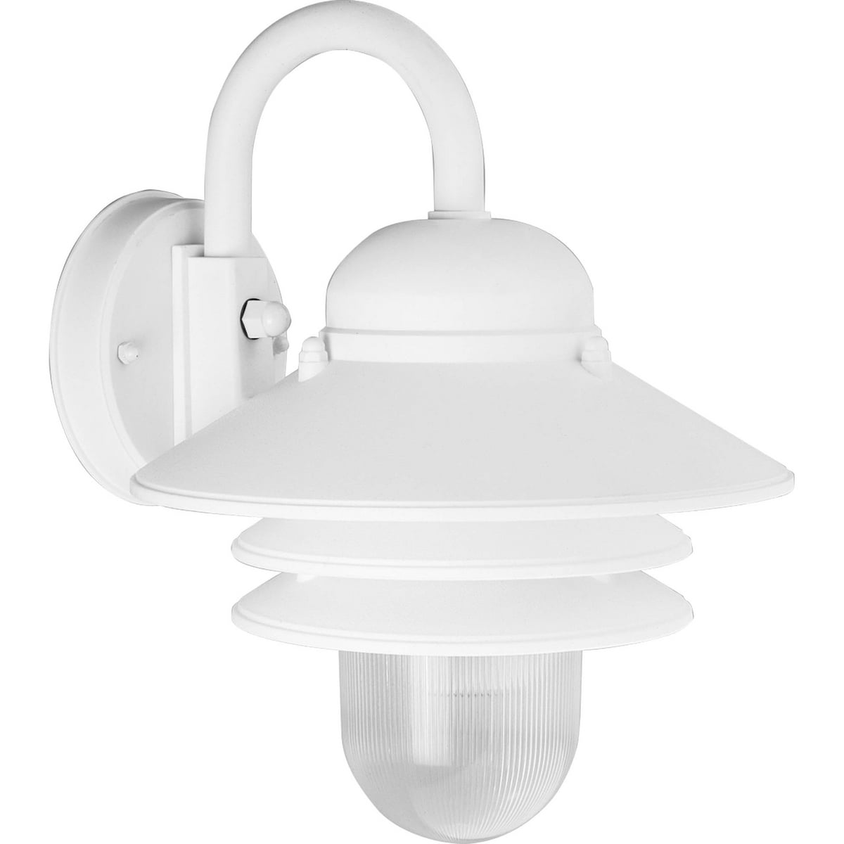 1-60W MED WALL LANT White