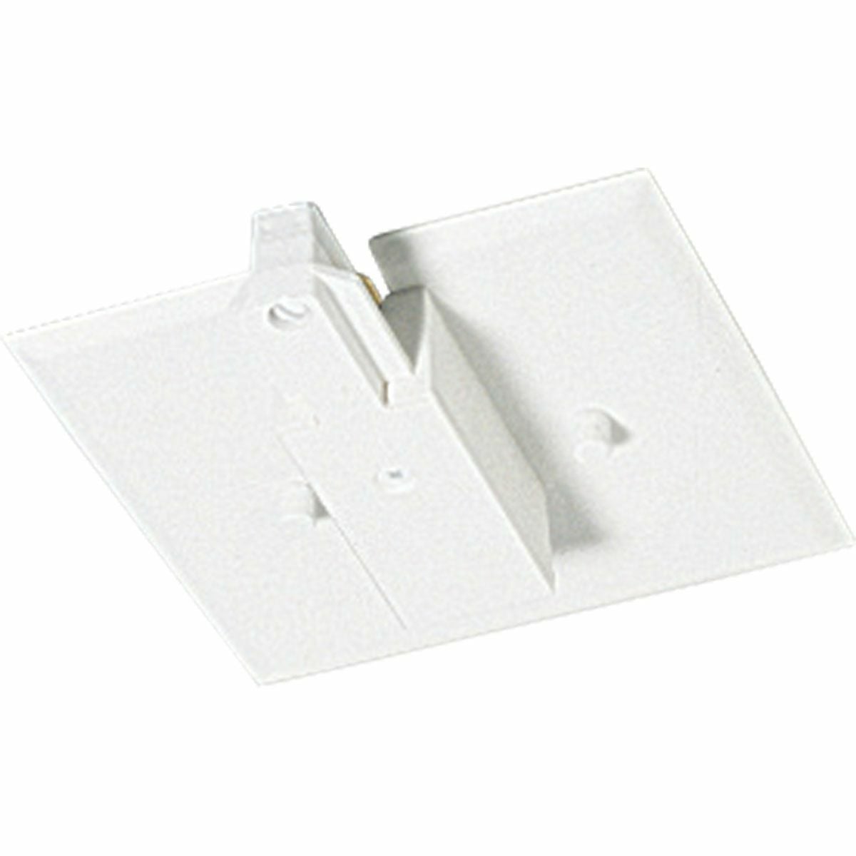 White track accessory end feed with flush canopy.
