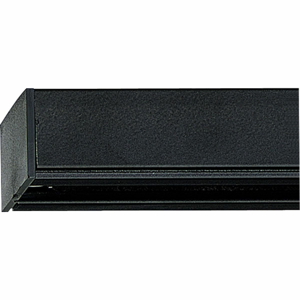 Alpha Trak sections are extruded aluminum with positive contact, can be cut. Designed for 120-volt supply with 20 amp capacity. All 8' track sections include one dead end and mounting hardware. Black finish.