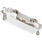 STRAIGHT TRACK CONNECTOR White