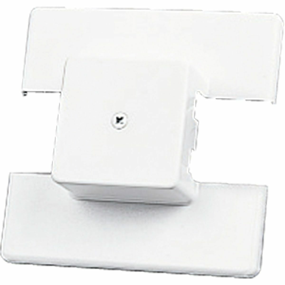 Floating Canopy. Mounts anywhere on track for power feed and covers. Standard outlet box. Includes one P9122-28 dead end. White finish.