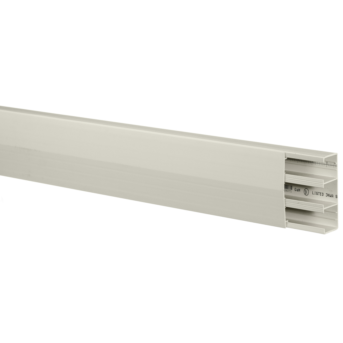 Non-Metallic Raceway, BaseTrak Series, Base and Cover, 10' Length