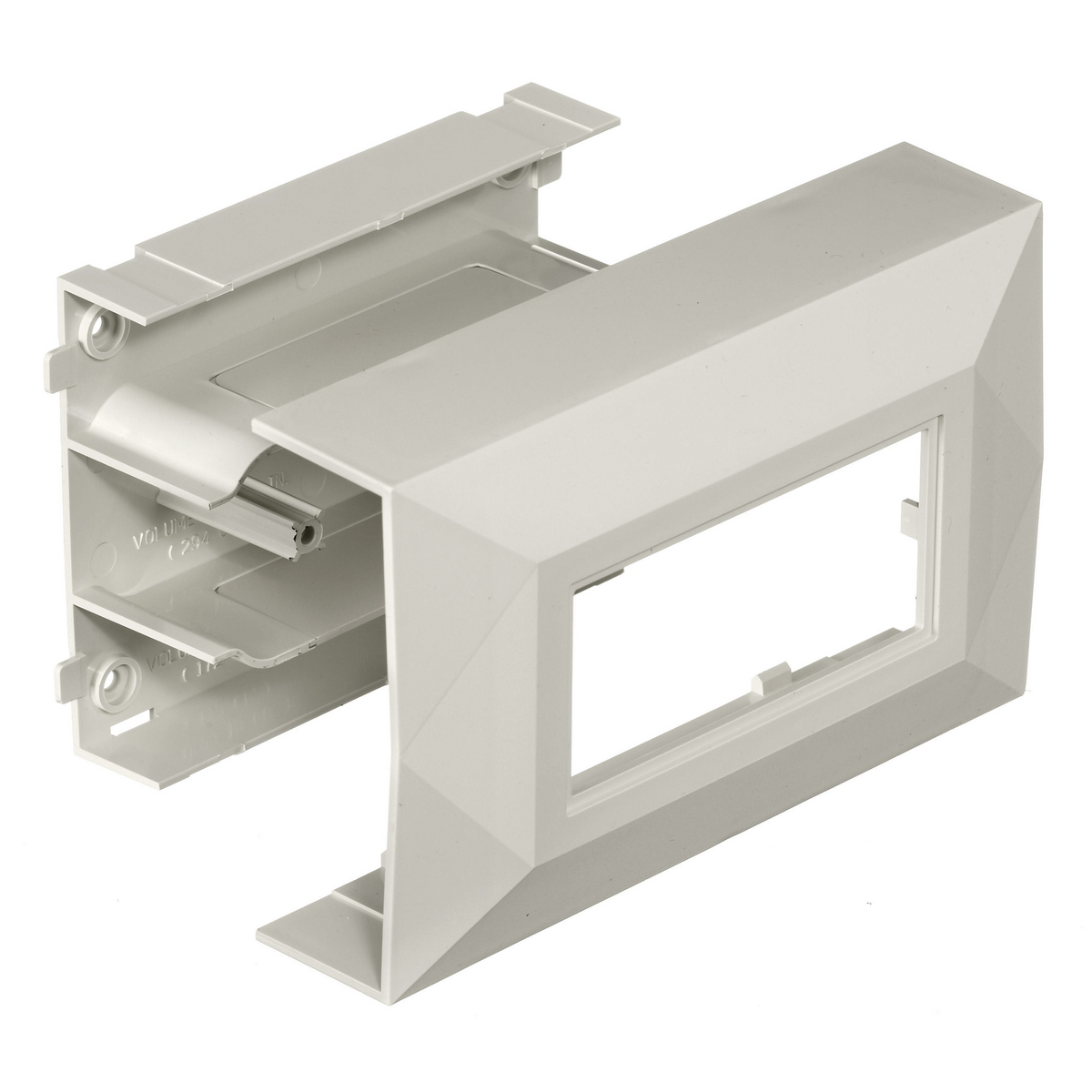 Non-Metallic Raceway, BaseTrak Series, 1-Gang Inline Device Box