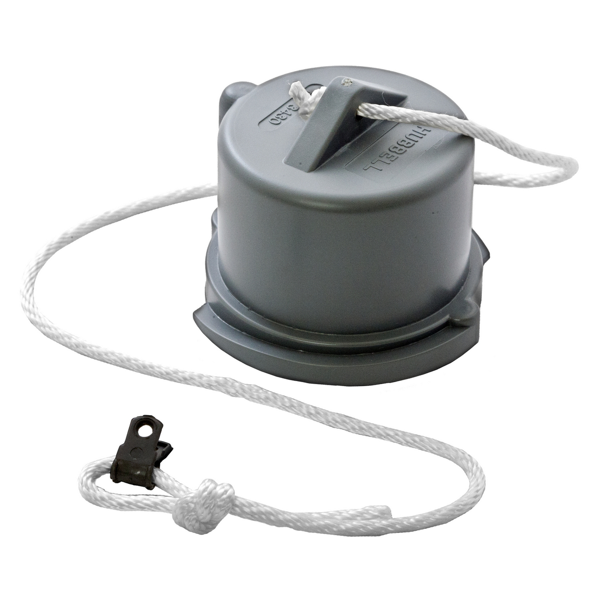 Heavy Duty Products, IEC Pin and Sleeve Devices, Industrial Grade, Accessories, Male Closure Cap, For 30A 3 and 4-Wire Gray Non-Metallic