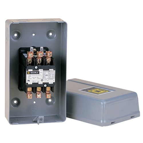 Commercial Roof and Gutter De-Icing Controls, Magnetic Power Contactor, 50 Amps, 120 Vac, CTN QTY 1, CTN WT 4.4