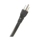 EPCO, Power/Appliance Cord, SPT, Number Of Conductors: 3, Conductor Size: 16/3 AWG, Amperage Rating: 13 AMP, Plug Type: Straight, Number Of Outlets: 1, Color: Black, Construction: Flat, Length: 6 FT