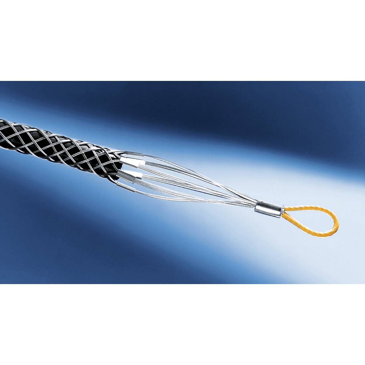 Kellems Wire Management, Fiber Optic Pulling Grips, F-OPTIC EYE PULL GRIP, .31-.62, Steel