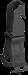 Hammer On Z Purlin Hanger and Closed Conduit Clip Assembly, Fits Z Purlin 13 to 16 Gauge, Conduit Clip Fits 1/2" and 3/4" Conduit, Spring Steel
