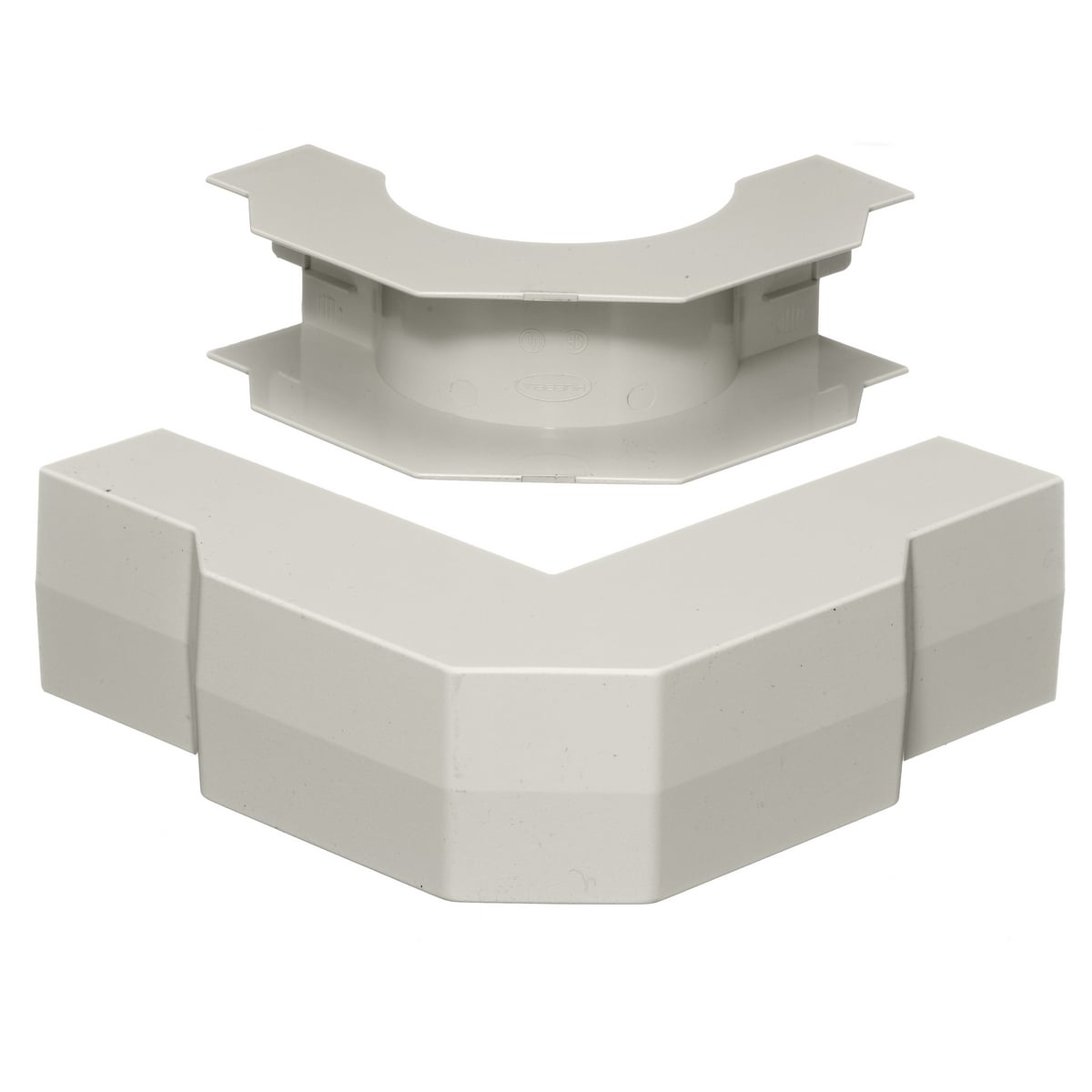 Non-Metallic Raceway, Latching LANTRAK, Base and Cover, External Elbow