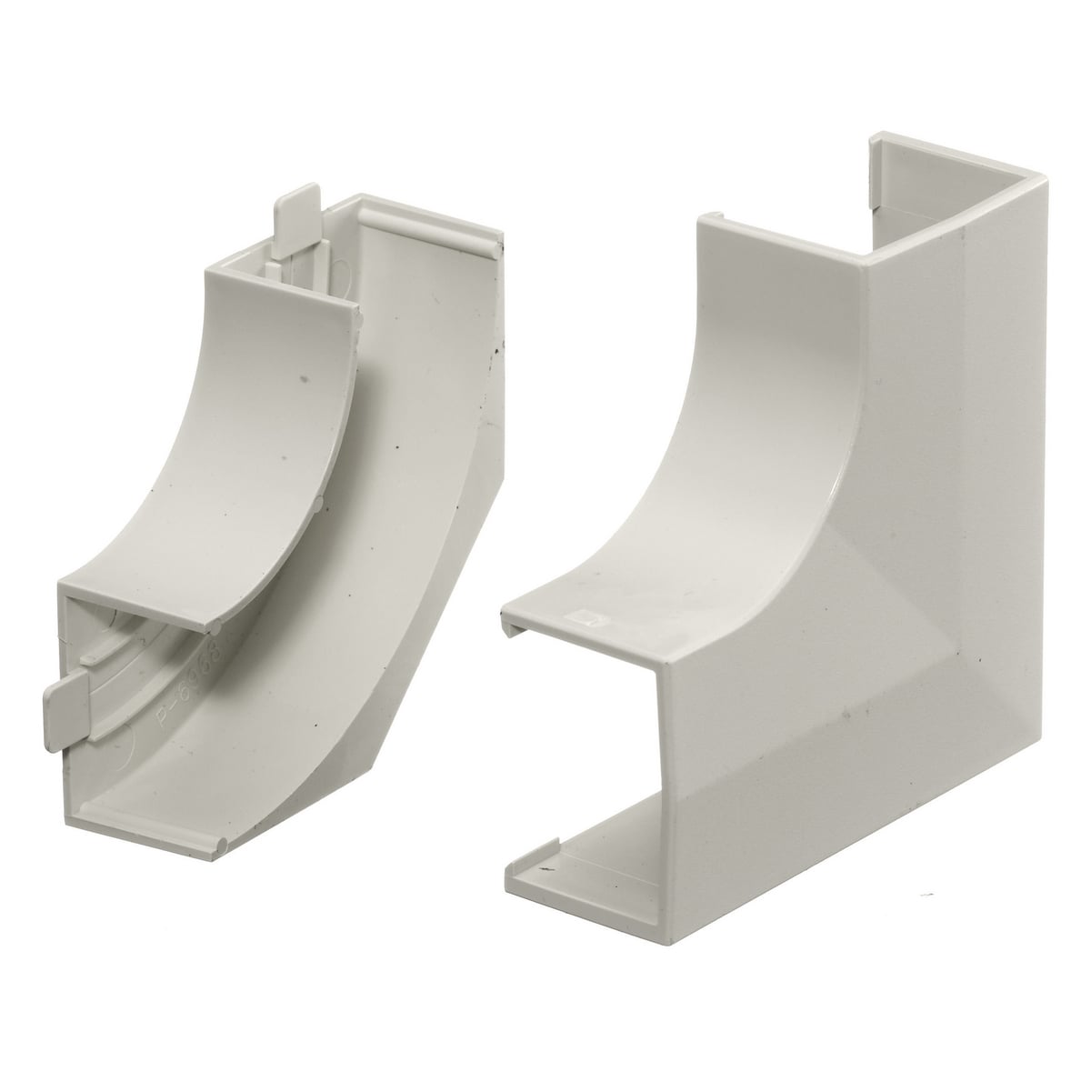 Non-Metallic Raceway, Latching LANTRAK, Base and Cover, Flat Elbow
