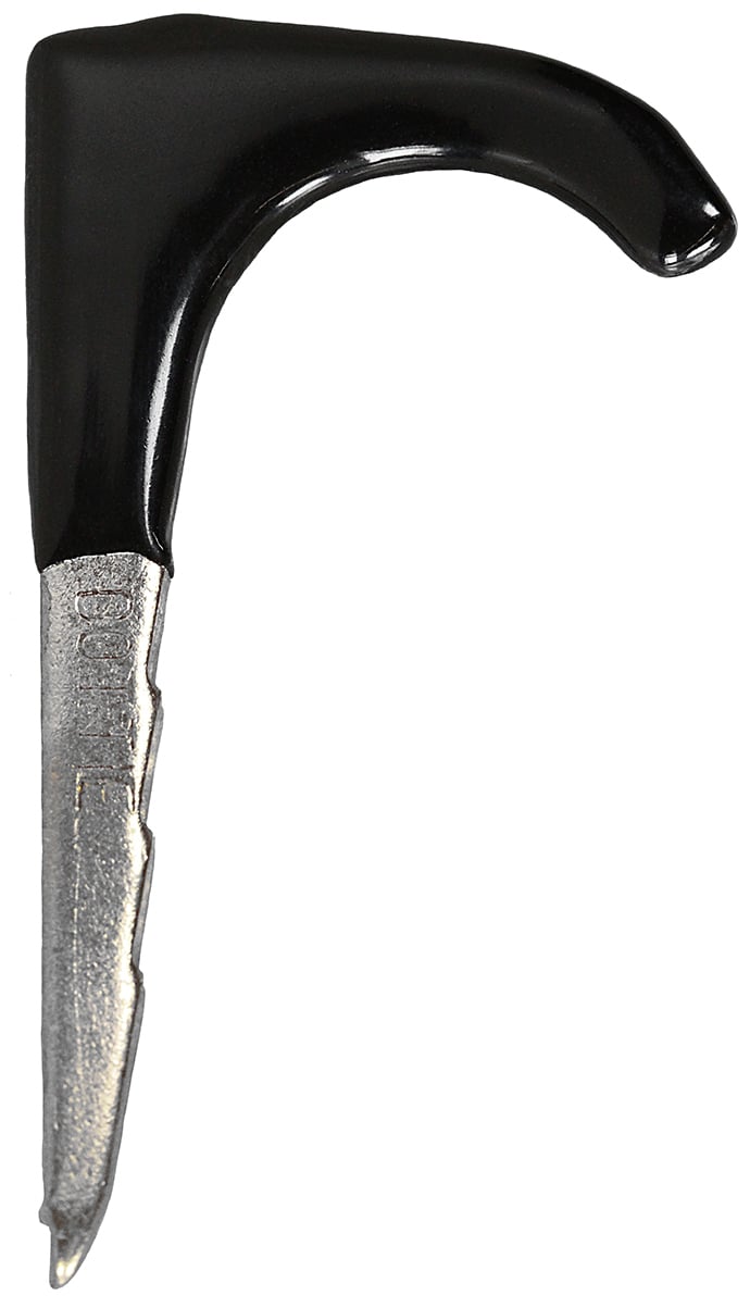 Nail Strap, Steel material, Zinc Plated Finish, Stud mounting, 12 GA thickness, 1-1/4 in. strap size