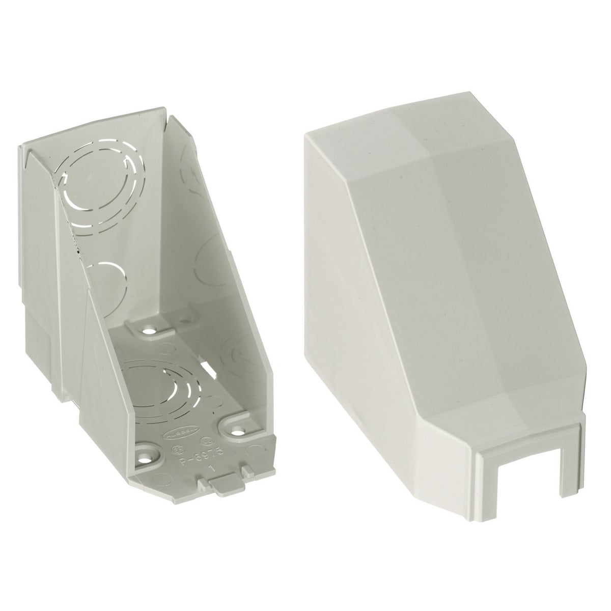 Non-Metallic Raceway, Latching LANTRAK, Ceiling/Conduit Adapter