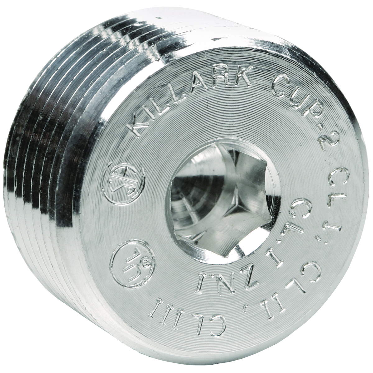 PLUG SERIES FITTINGS - STEEL/IRON - RECESSED PLUG - HUB SIZE 1 IN
