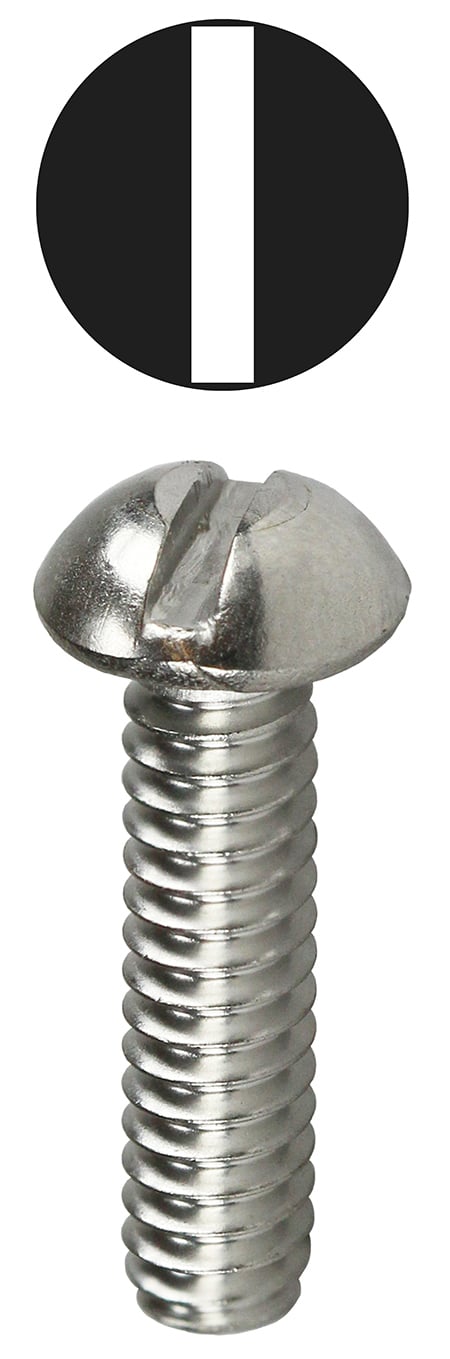 PMS83238 Head Machine Screw, #8-32, 3/8 in OAL, 18-8 Stainless Steel, Pan Head, Phillips Drive