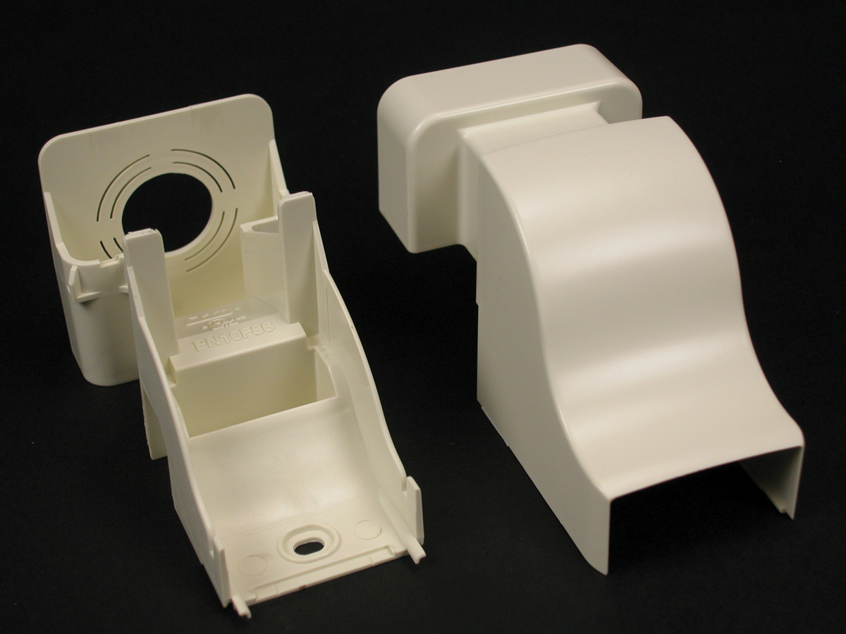 Drop Ceiling Connector Fitting; 4-3/8 Inch Length x 1-5/16 Inch Width, White