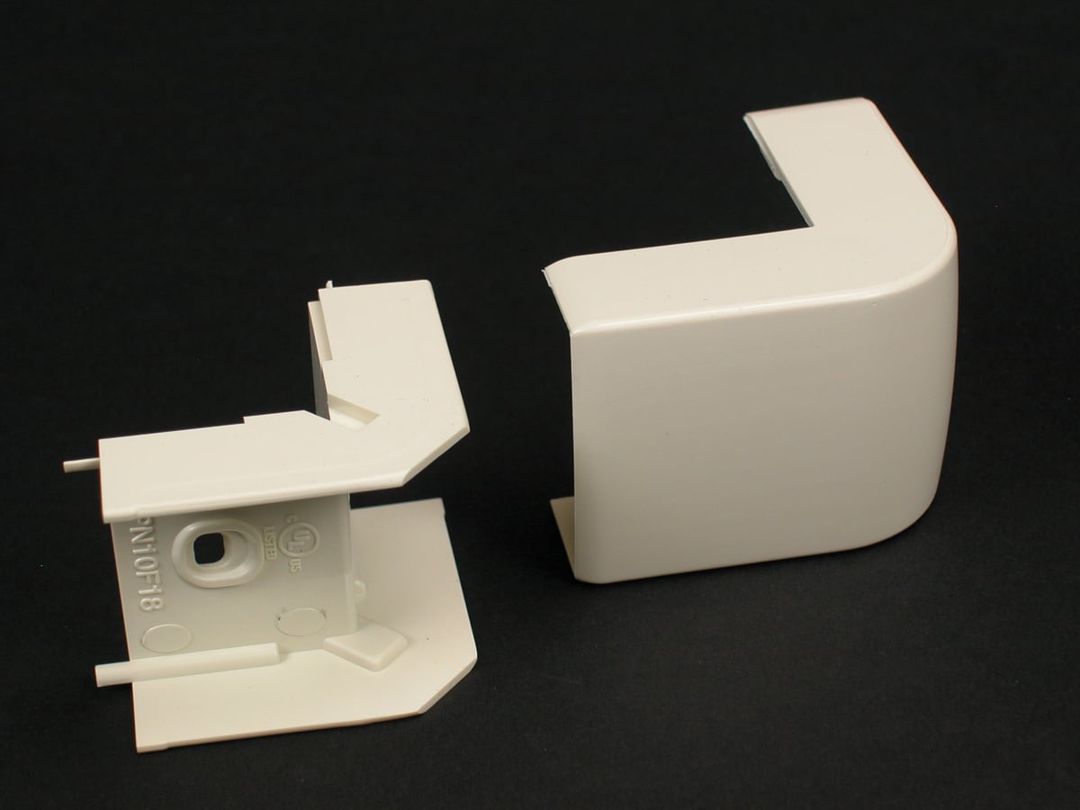 NM OUTSIDE ELBOW PN10 FOG WHITE