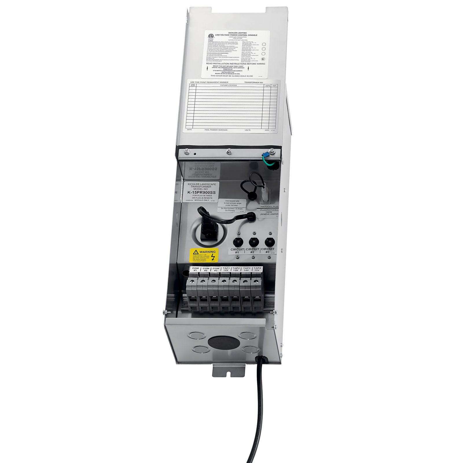 PROFESSIONAL SERIES - Kichlerfts Professional Series provides the best options and flexibility needed for most installations. Output voltage range will suit most jobs. Features include a commercial grade toroid core and coil submersible rating, pluggable timer and photocell outlets, plus a lifetime warranty.