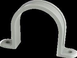 Plastic Two-Hole Strap, Fits 2" PVC Conduit, Gray