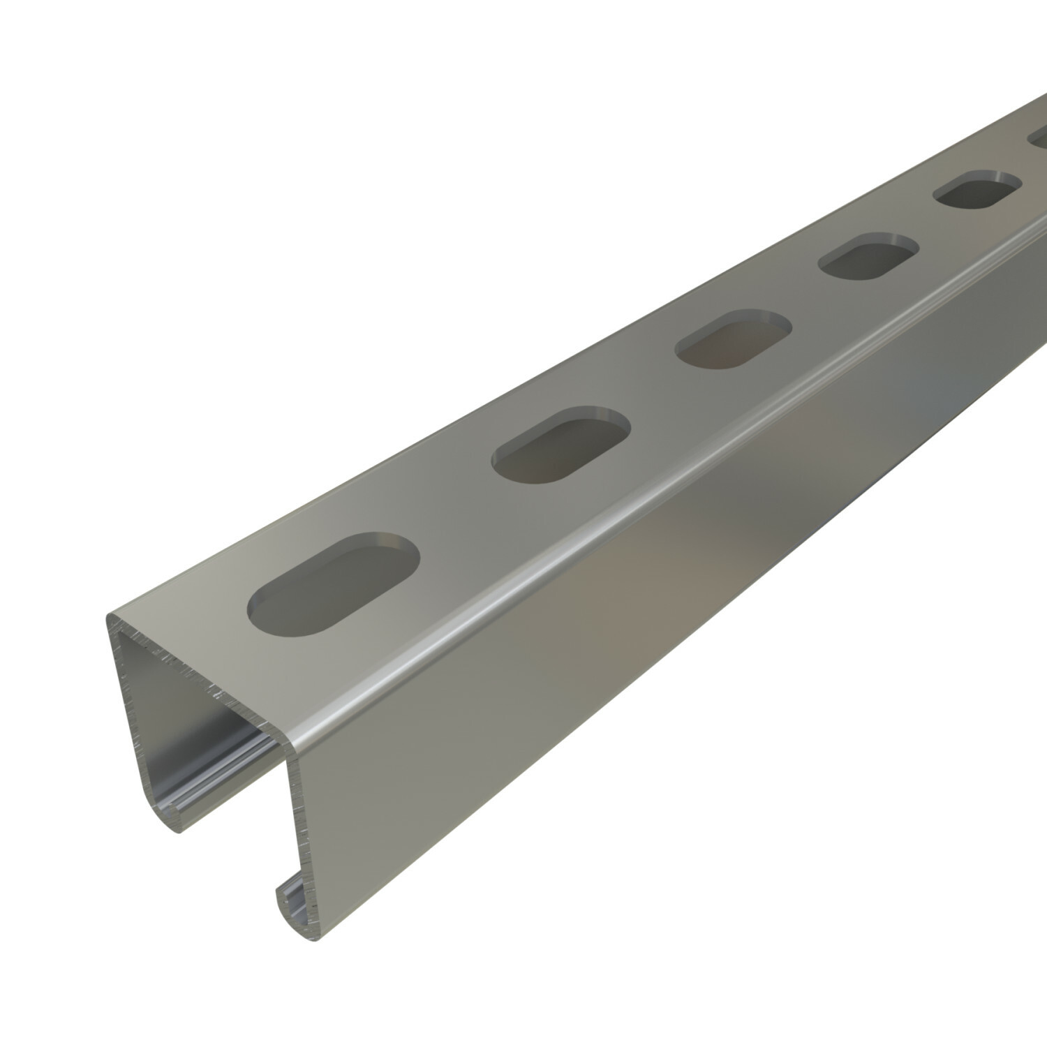 PS200EH20PG Deep Slotted Strut Channel, 20 ft x 15/8 inch x
