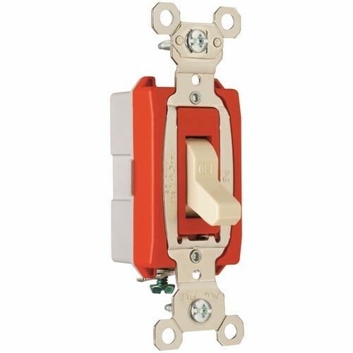 PS20AC1I Industrial Extra Heavy Duty Switch, Ivory