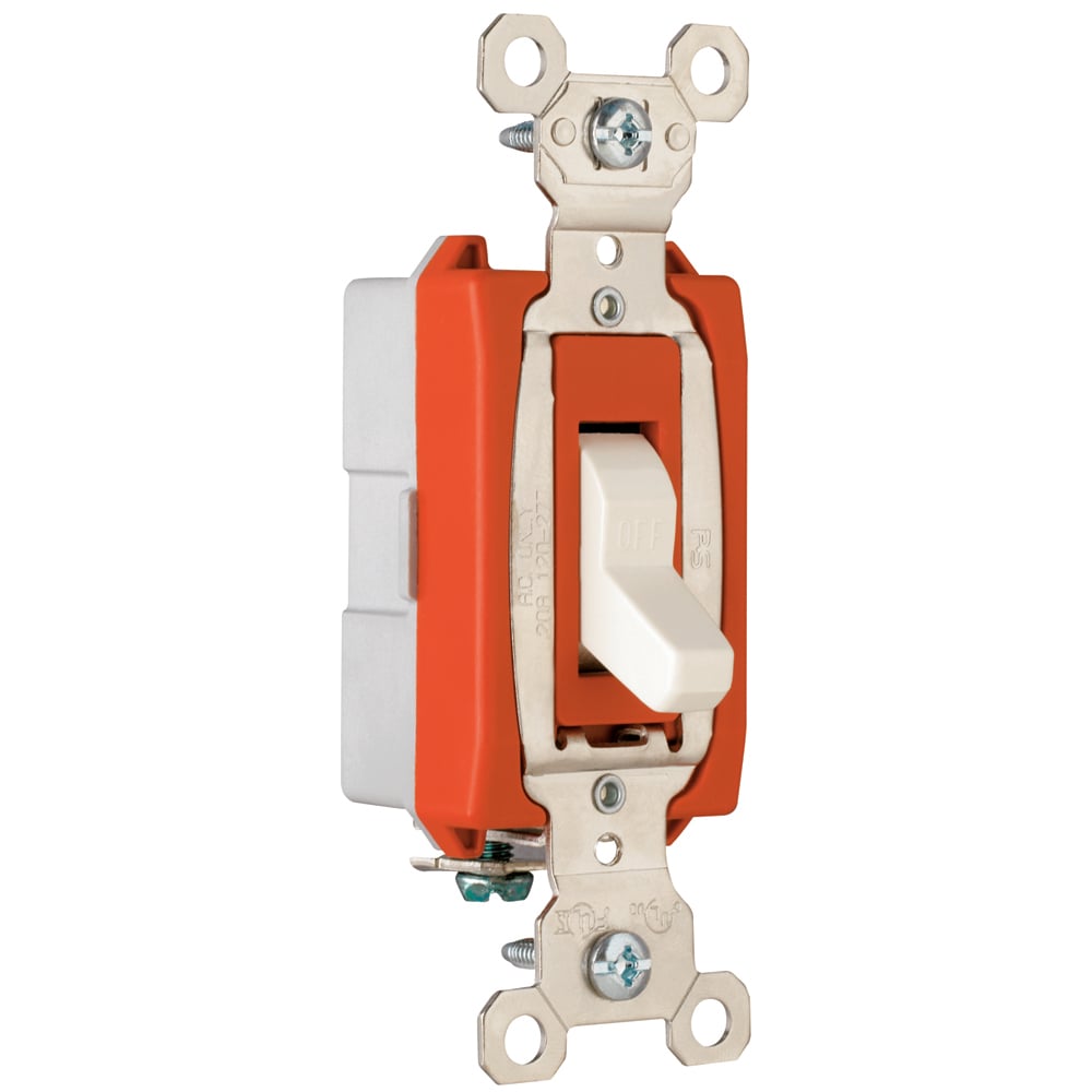 PS20AC1LA Industrial Extra Heavy Duty Switch, Light Almond