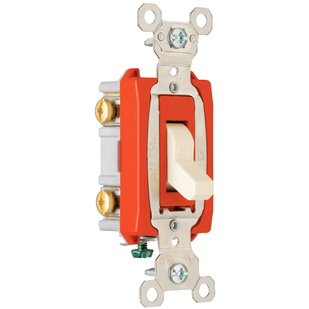 PS20AC2LA Industrial Extra Heavy Duty Switch, Light Almond