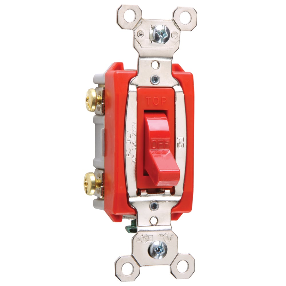 PS20AC2RED Industrial Extra Heavy Duty Switch, Red