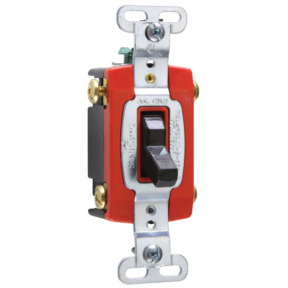 PS20AC3BK Industrial Extra Heavy Duty Switch, Black