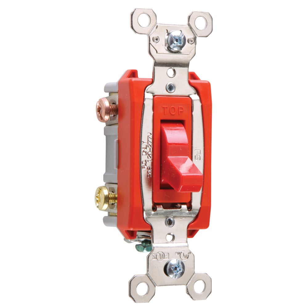 PS20AC3RED Industrial Extra Heavy Duty Switch, Red