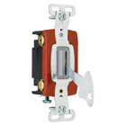 4way Lock Switch, Back and, Side Wire, 20amp 120/277volt, Gray (Key can be removed in both positions)