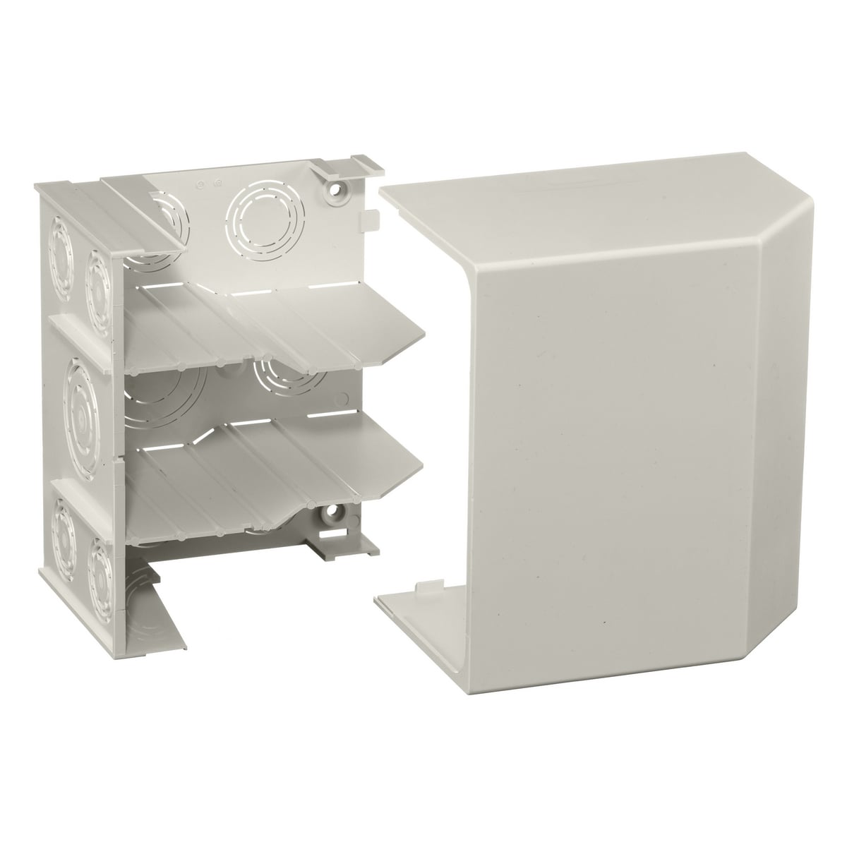 Non-Metallic Raceway, Super BaseTrak, Conduit Adapter/Ceiling Fitting