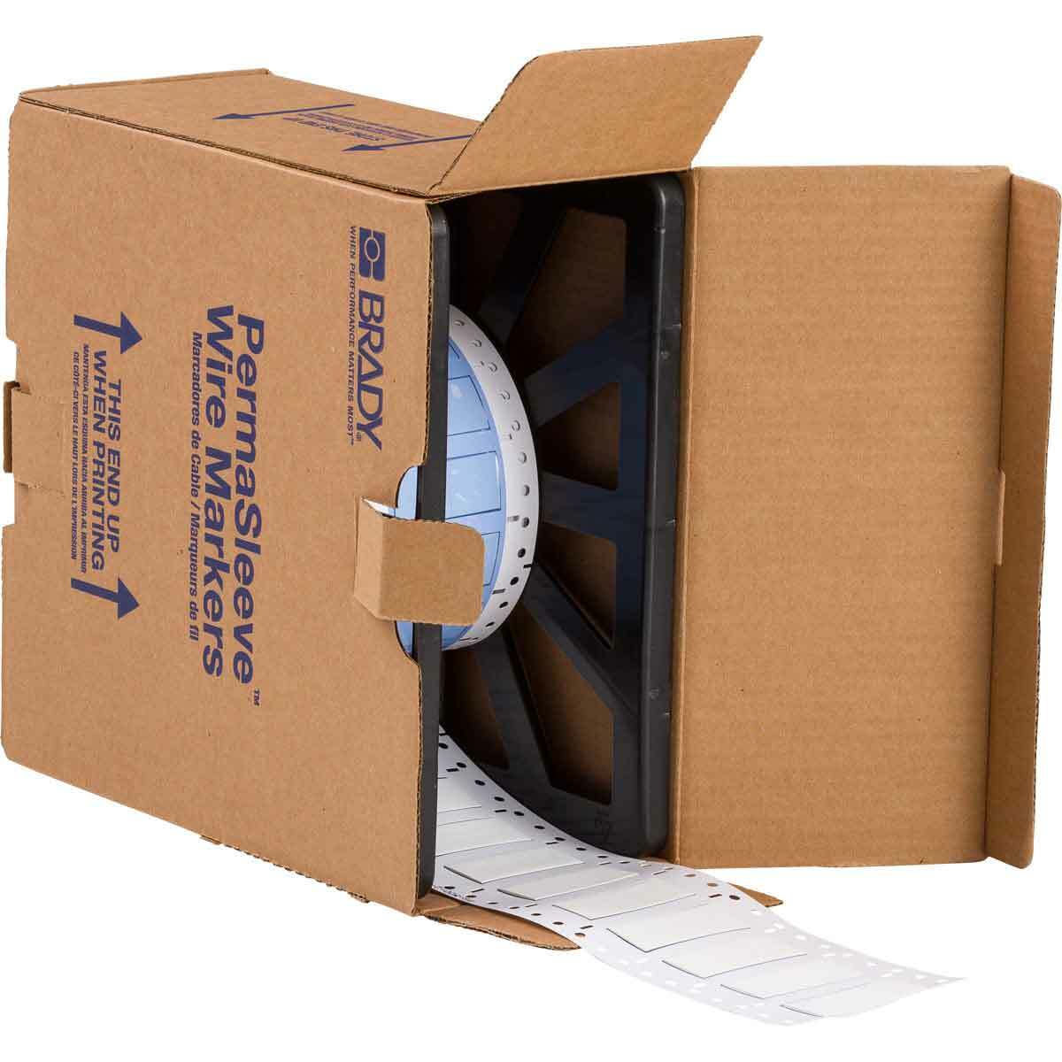 Wire Mkr,THT,B342,0.5x2,Wht,500 EA/RL