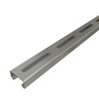 PS-500-S-10-PG Long Slotted Strut Channel, 10 ft x 1-5/8 inch x 13/16 inch, Pre-galvanized Steel, 14 Gauge