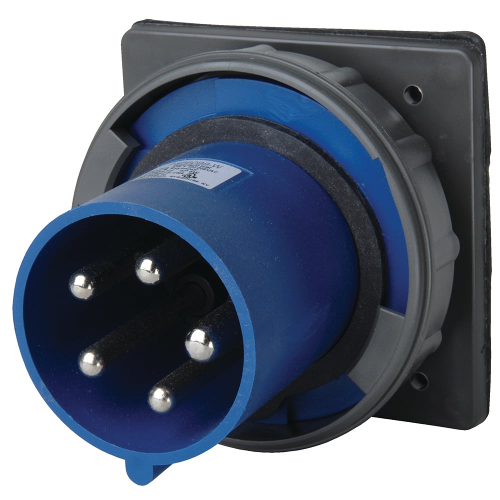 Four pole, Five wire, Pin and Sleeve Inlet. 60 amp, 3Y, 120/208 volt.