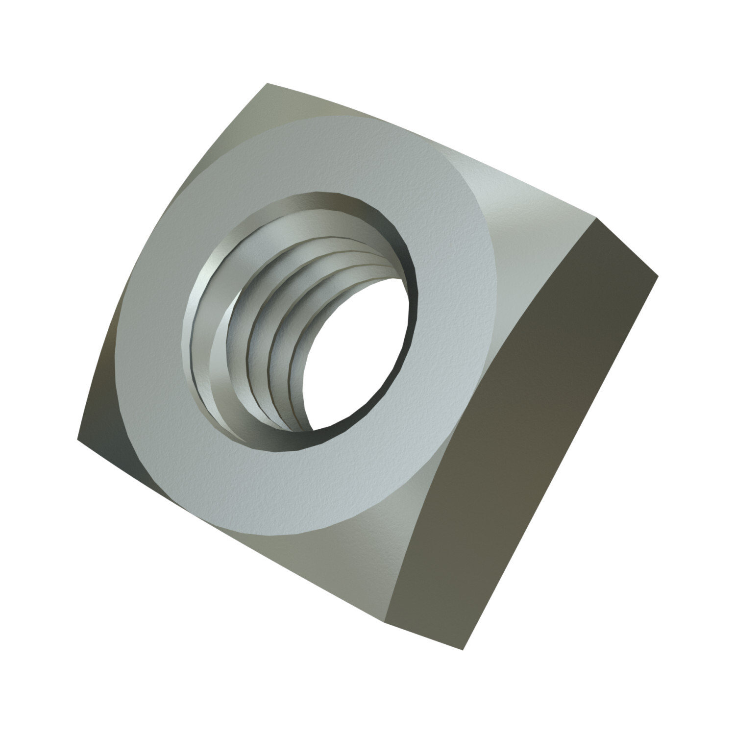 POWER-STRUT SQUARE NUT, 1/4", 1/4"x 7/32"x 1/4", EG