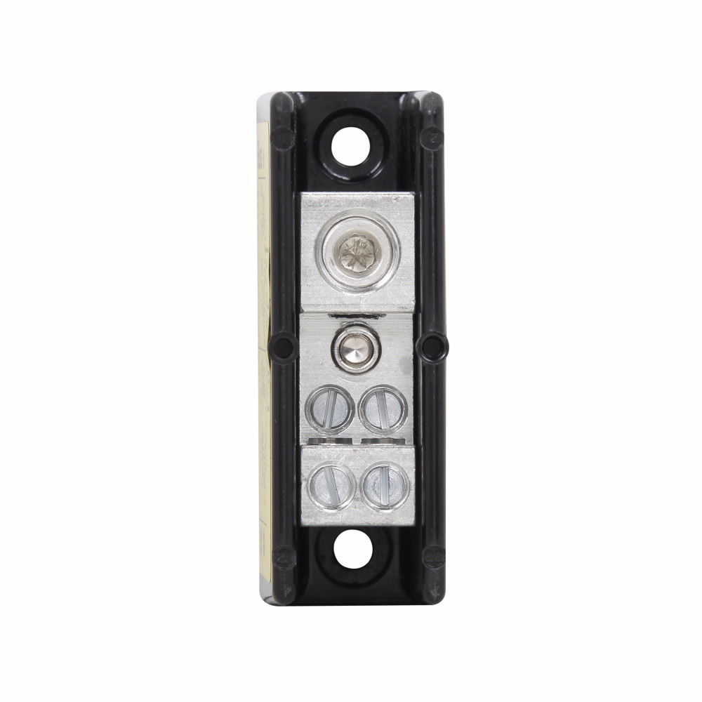 Eaton Bussmann series power distribution block, Flammability Rating UL 94-V0, 600 Vac, 600 Vdc, 175A, Power distribution block, Single-pole, Black, Molded Thermoplastic