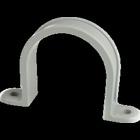 Plastic Two-Hole Strap, Fits 3/4" PVC Conduit, Gray