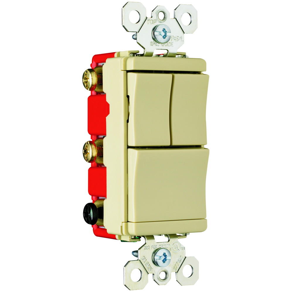 Decorator Combo Switch, Ivory
